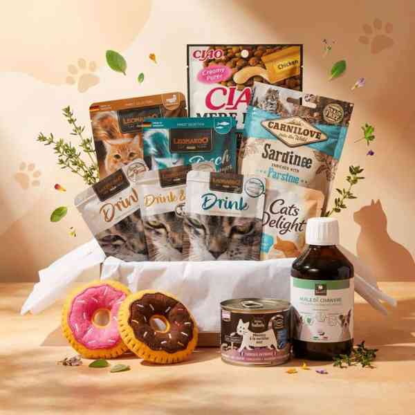 Box Bien-Être & Gourmandises pour Chat
