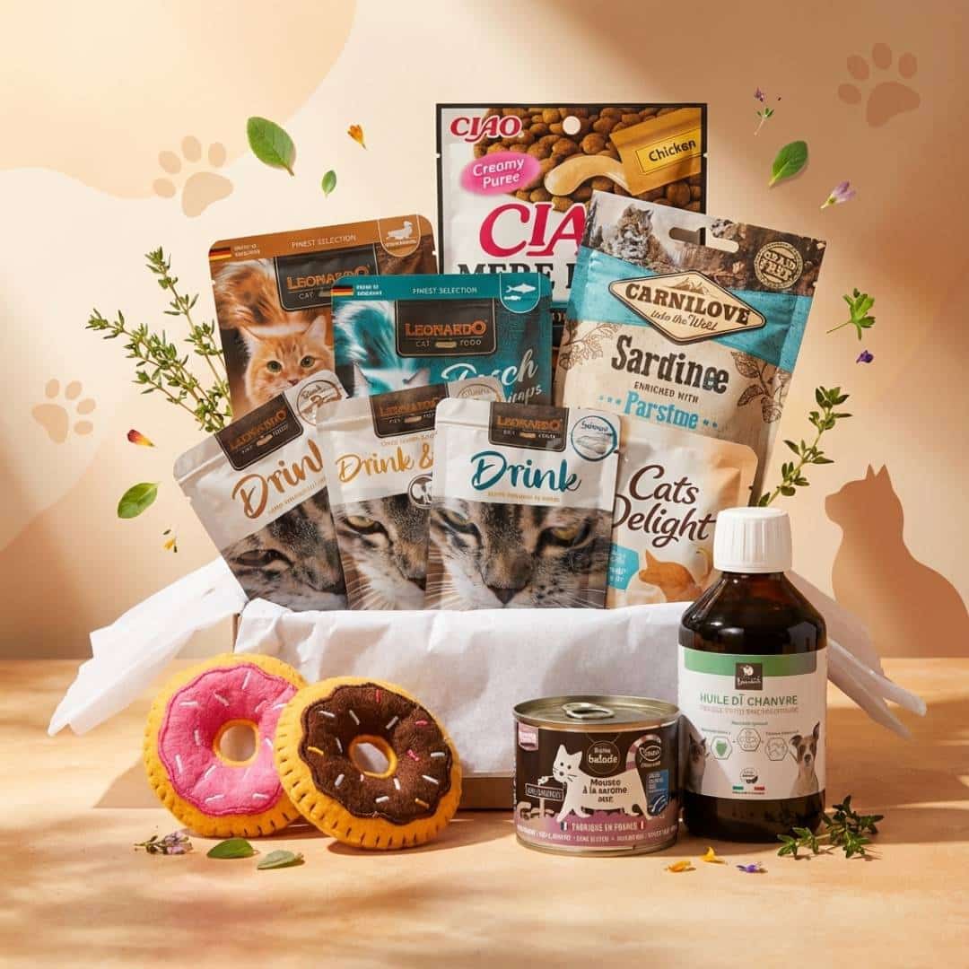 Box Bien-Être & Gourmandises pour Chat
