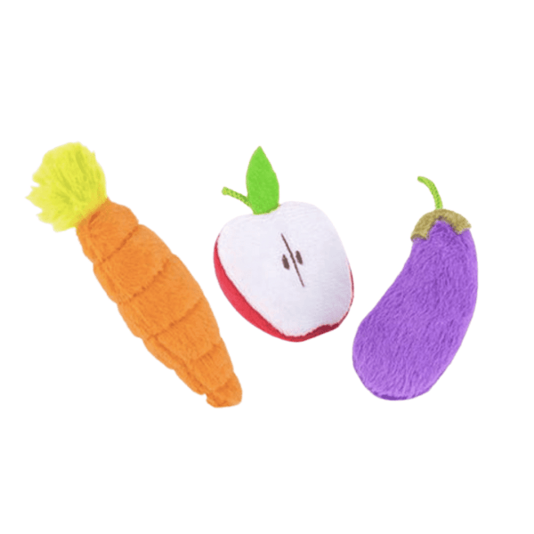 Jouets pour chat Légume et fruit à l'herbe à chat bio Pet P.L.A.Y.