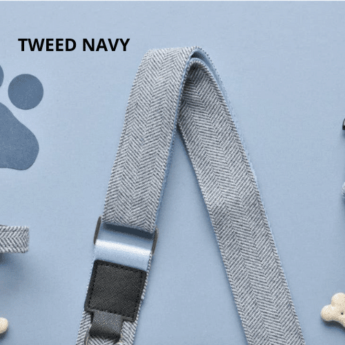 Bandouliere pour sac Tweed Navy