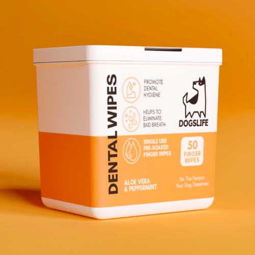 Lingettes nettoyantes dentaire pour chien