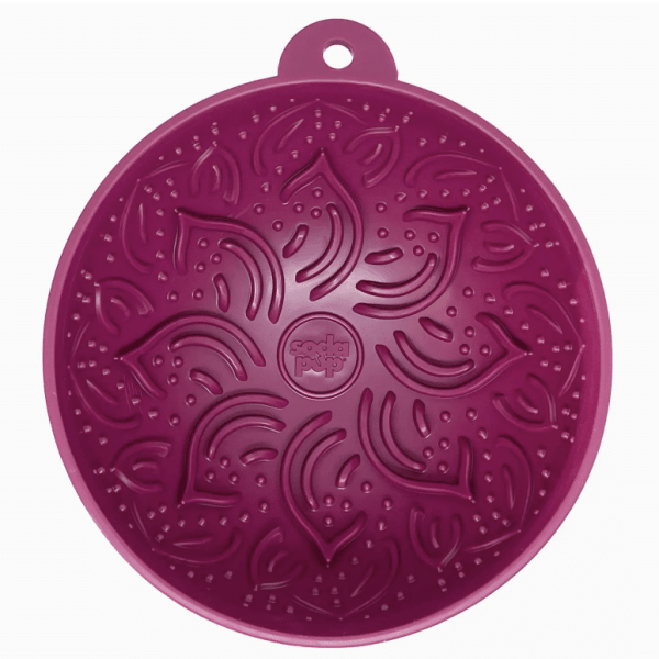 Bol de léchage Tipsy Garden violet - Sodapup