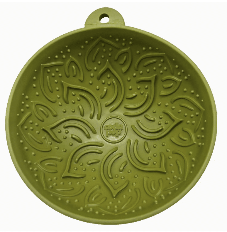 Bol de léchage Tipsy garden vert - Sodapup