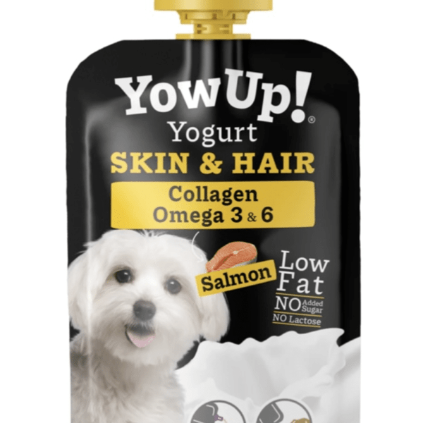Yowup yaourt au saumon - peau et pelage