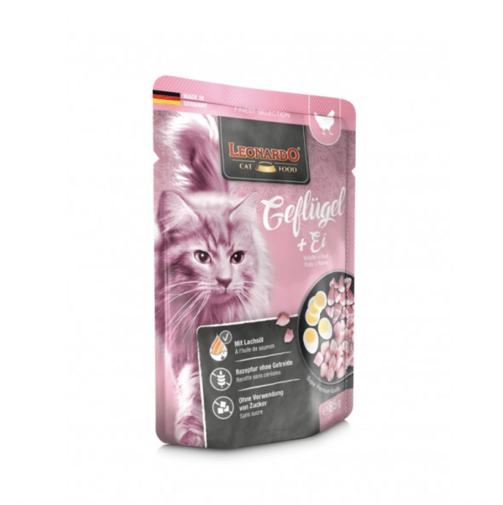 LEONARDO - Sachet fraîcheur Volaille + Oeuf 85g