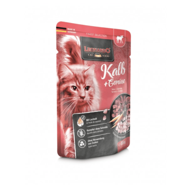 LEONARDO - Sachet fraîcheur Veau + Légumes 85g