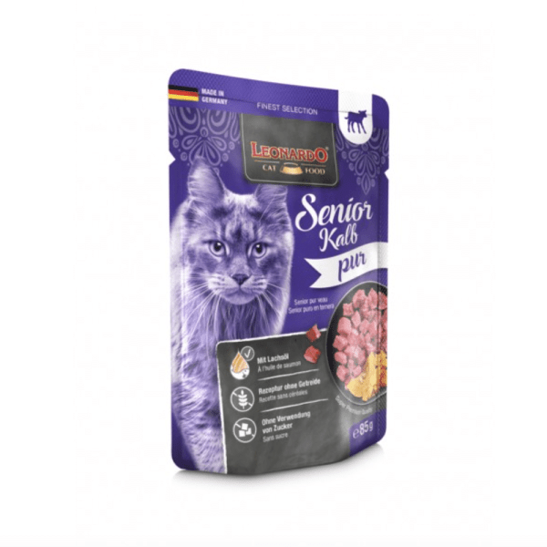 LEONARDO - Sachet fraîcheur Senior Veau 85grs