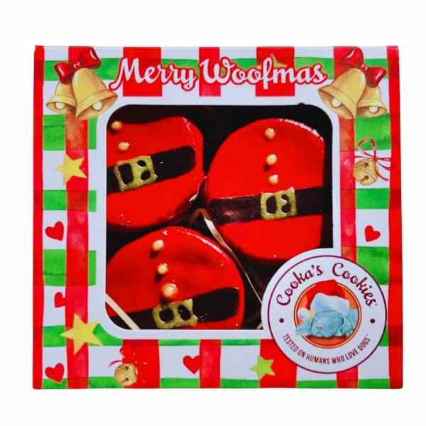 Macarons au ventre du Père Noël - Biscuits de Noël