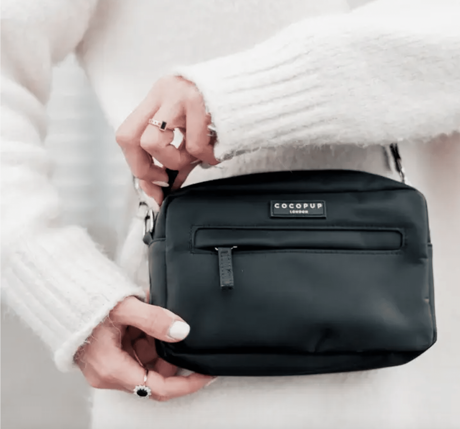 Sac de promenade pour chien Cocopup London - Noir