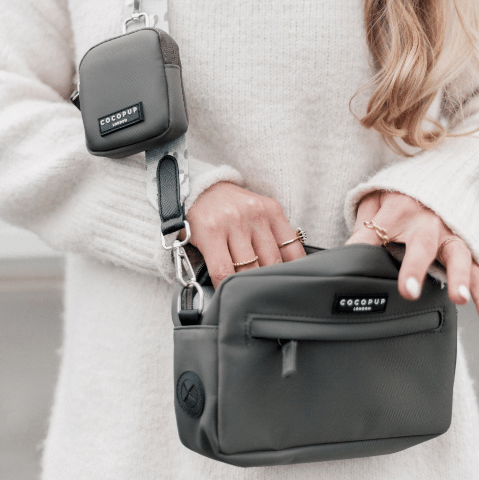 Sac de promenade pour chien Cocopup London - Moka