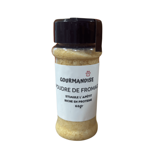 Poudre de fromage pour chien et chat 65gr