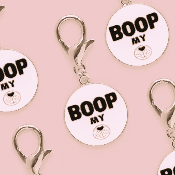 Breloque de collier pour chien - Boop My Snoot