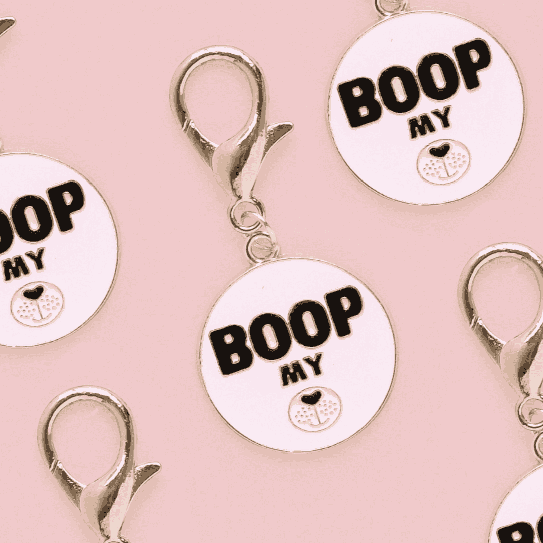 Breloque de collier pour chien - Boop My Snoot