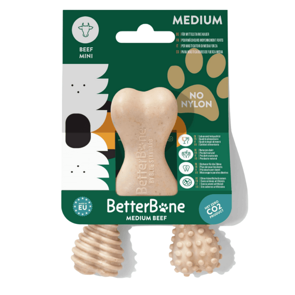 BetterBone Jouet à mâcher pour chien Os à mâcher -MINI