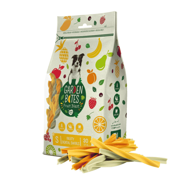 Garden Bites Fruity dental swirls Couleurs mélangées Taille S