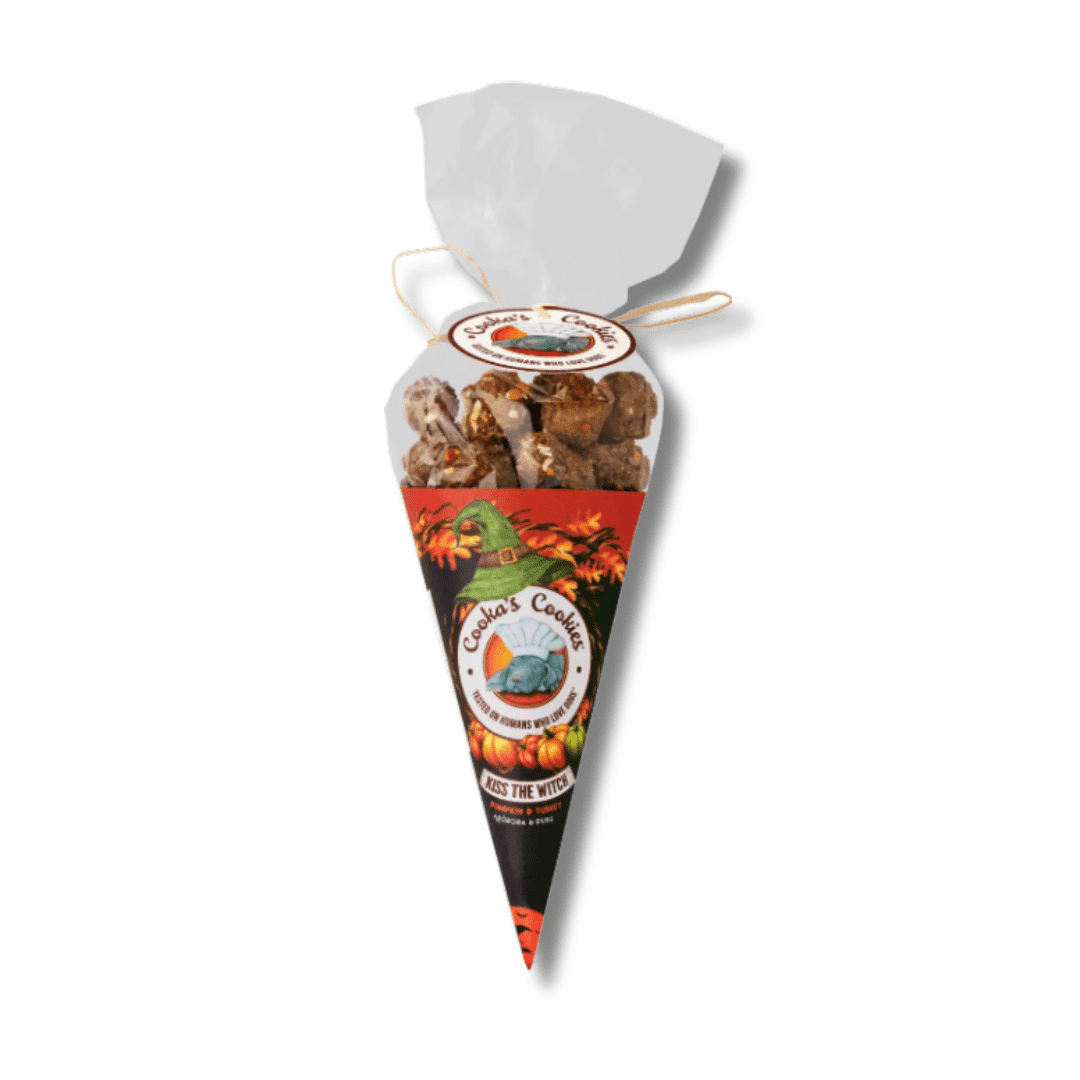 Halloween - Friandises à la dinde et à la citrouille Kiss the Witch Cooka's Cookies