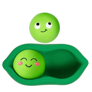 Jouet en latex pour chien « We Come in Peas » de Fringe