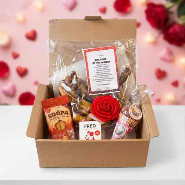 💖 Box Spéciale Saint Valen’Chien – L’amour a quatre pattes