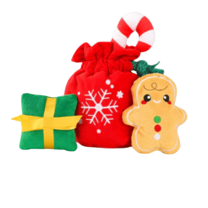 Jouet interactif pour chien Hotte du père Noël - HugSmart