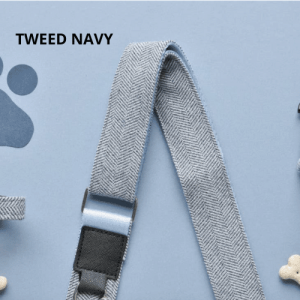Bandouliere pour sac Tweed Navy