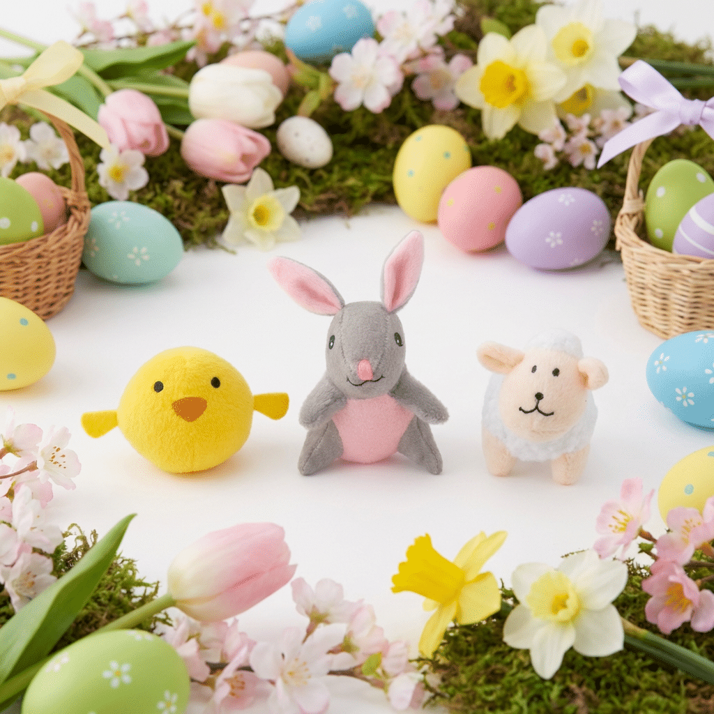 🐰🌸 Lot de 3 Zippy Miniz – Lapin, Mouton & Poussin 🐥🐑 – Image 2