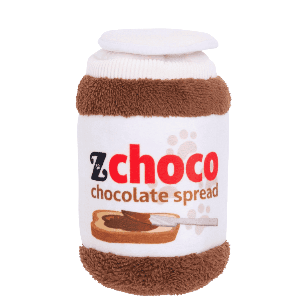 ZippyPaws Bungee Burrow - Pot de pâte à tartiner au chocolat – Image 2