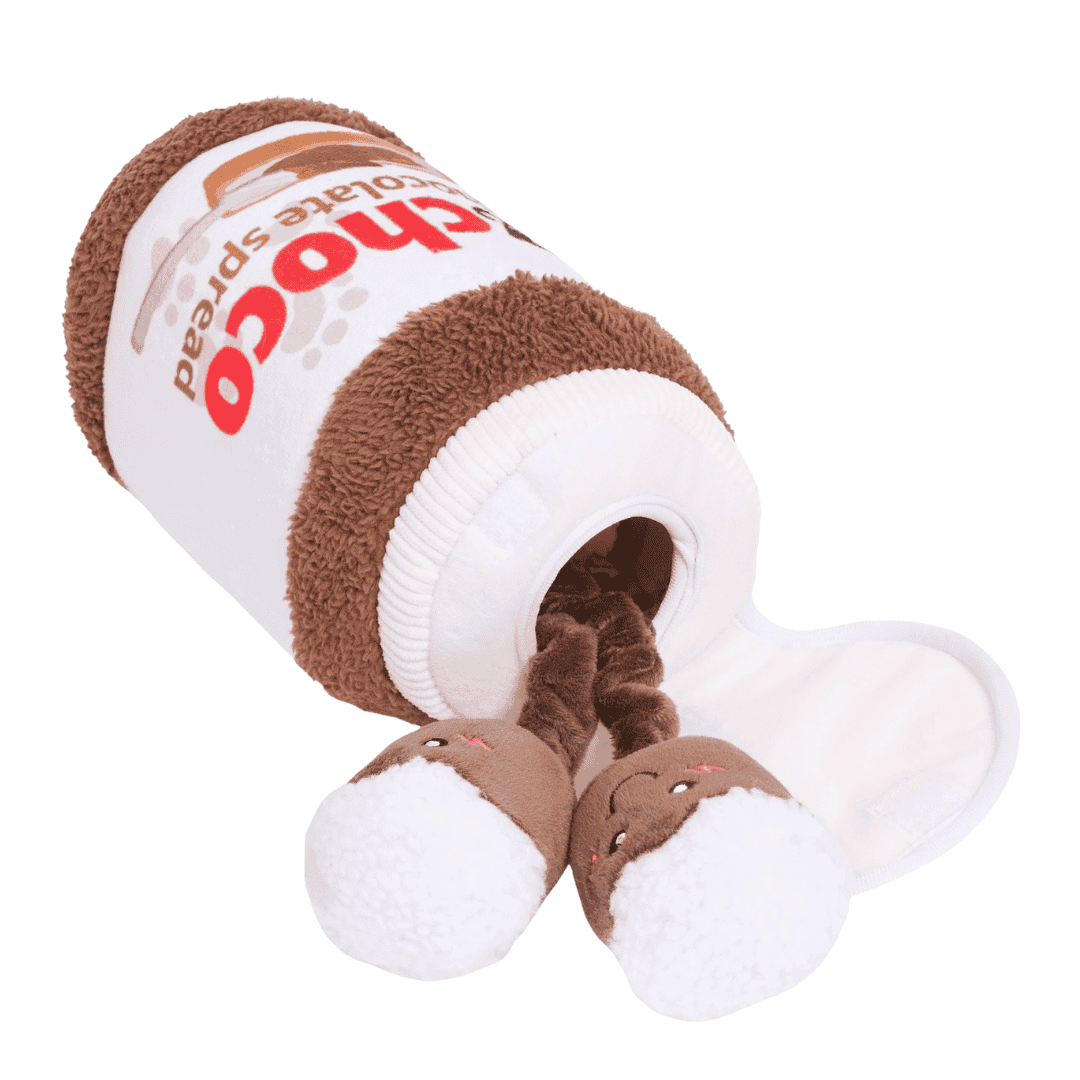 ZippyPaws Bungee Burrow - Pot de pâte à tartiner au chocolat – Image 3