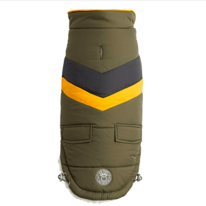 Manteau Alpine Puffer Kaki GF pet