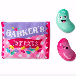 Jouet d'occupation pour chien : Barkers Jelly bean Fringe studio