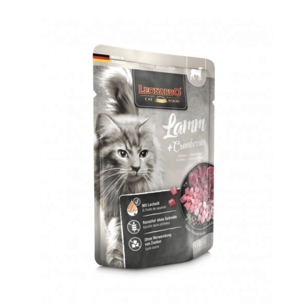LEONARDO - Sachet fraîcheur Agneau + Canneberges 85g