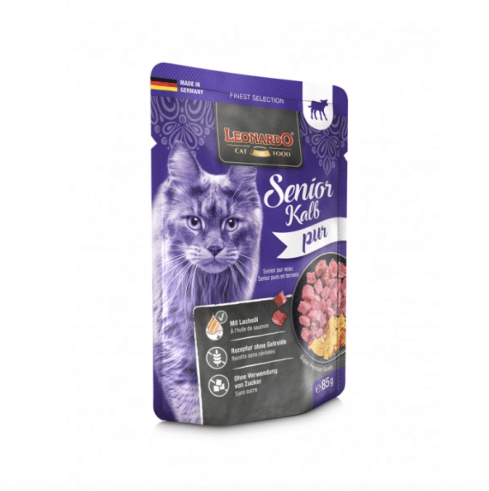 LEONARDO - Sachet fraîcheur Senior Veau 85grs