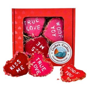 Coffret biscuit coeur de la saint Valentin Cooka's Cookie