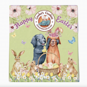 Chasse aux œufs de Pâques - Calendrier de l'Avent de Pâques pour chiens Cooka's Cookies