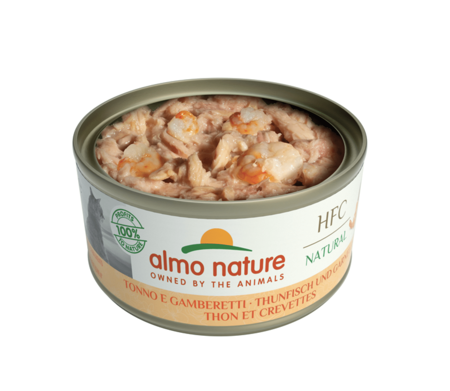 🐱 Almo Nature HFC – Thon & Crevettes pour Chat 70 g – Image 4