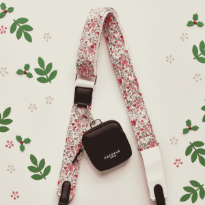 Bandouliere pour sac Fleurs matelassées
