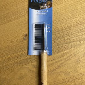 Peigne 24 dents manche en bois