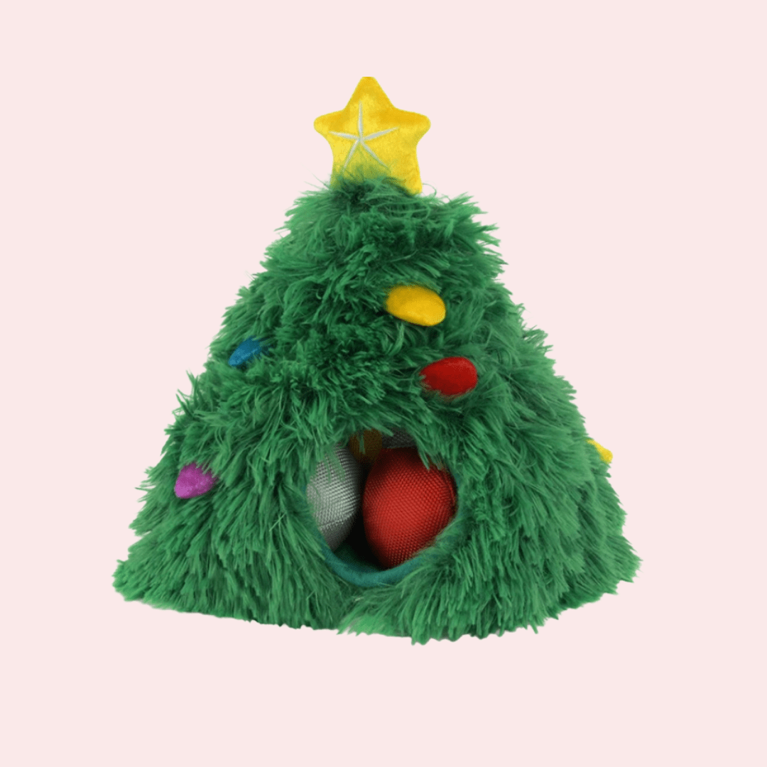 Peluche de noël Sapin et ses boules