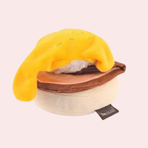 Jouet en peluche pour chien, Oeuf Bénédicte