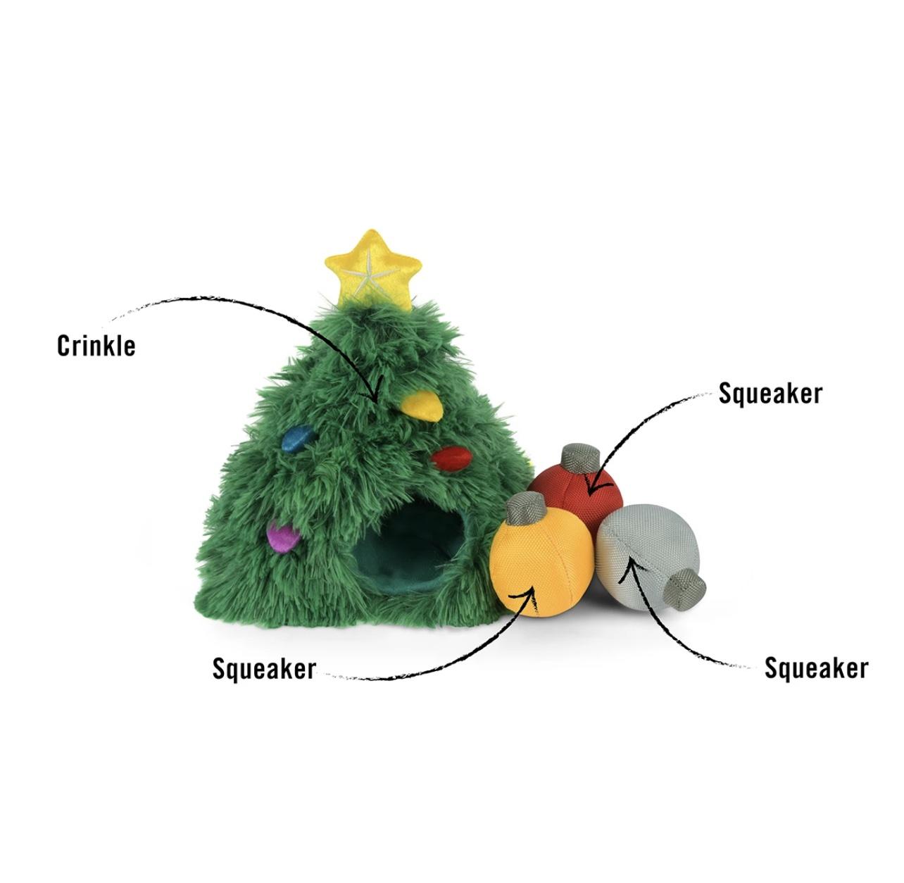 Peluche de noël Sapin et ses boules – Image 2