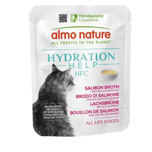 🐱 Almo Nature HFC Hydration Help – Bouillon & Filet de Saumon
