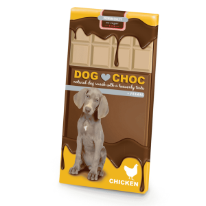 🍗🍫 Dog Choc Poulet – La tablette gourmande au goût de poulet pour chien